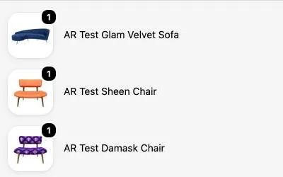 Checkout with the sofa and both chairs in one order.